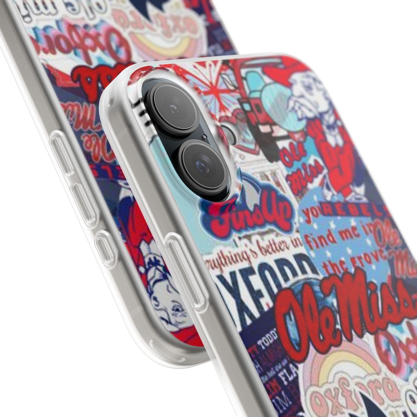 Ole Miss Pride Flexi Cases - Trendy Phone Cover for Fans, College Gear, Stylish Protection, Gift for Students, School Spirit Accessories