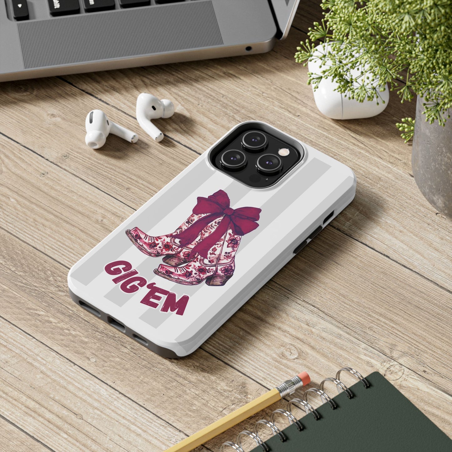 Aggies Tough Phone Case, College Team Accessory, Texas, Student Gifts, Graduation Gift