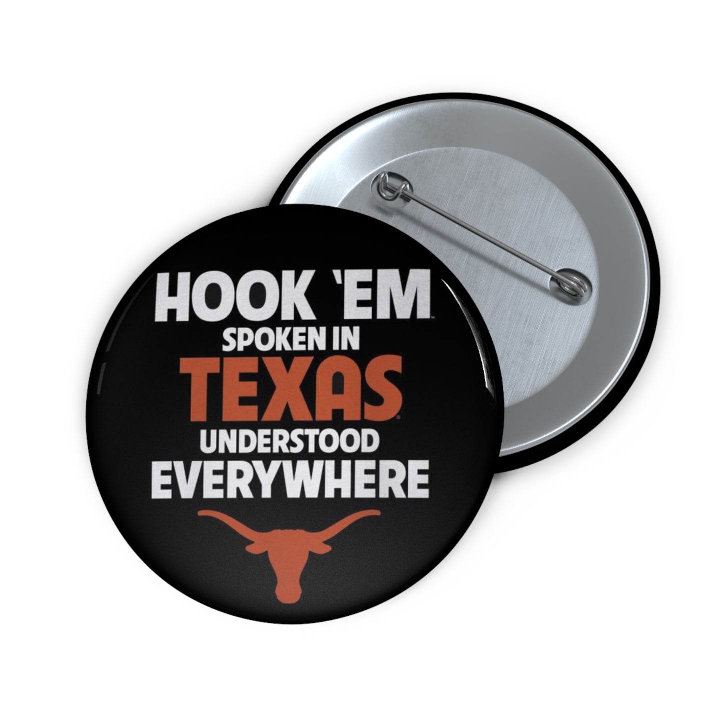 Texas Game Day Button | Texas Pride Pin | Funny Southern Accessory | Game Day Accessory | Student Gift