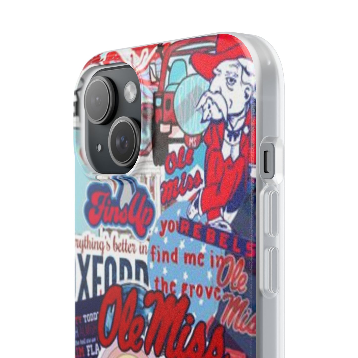 Ole Miss Pride Flexi Cases - Trendy Phone Cover for Fans, College Gear, Stylish Protection, Gift for Students, School Spirit Accessories