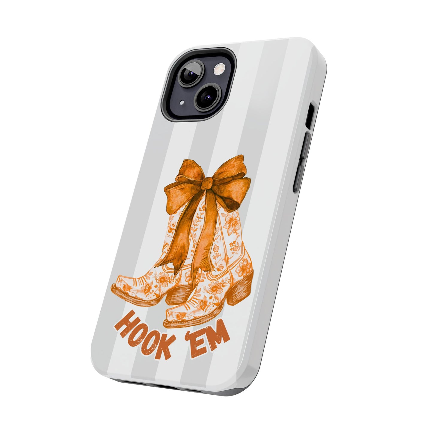 Texas Tough Phone Case, College Team Accessory, Longhorns, Graduation Gift, Student Gifts