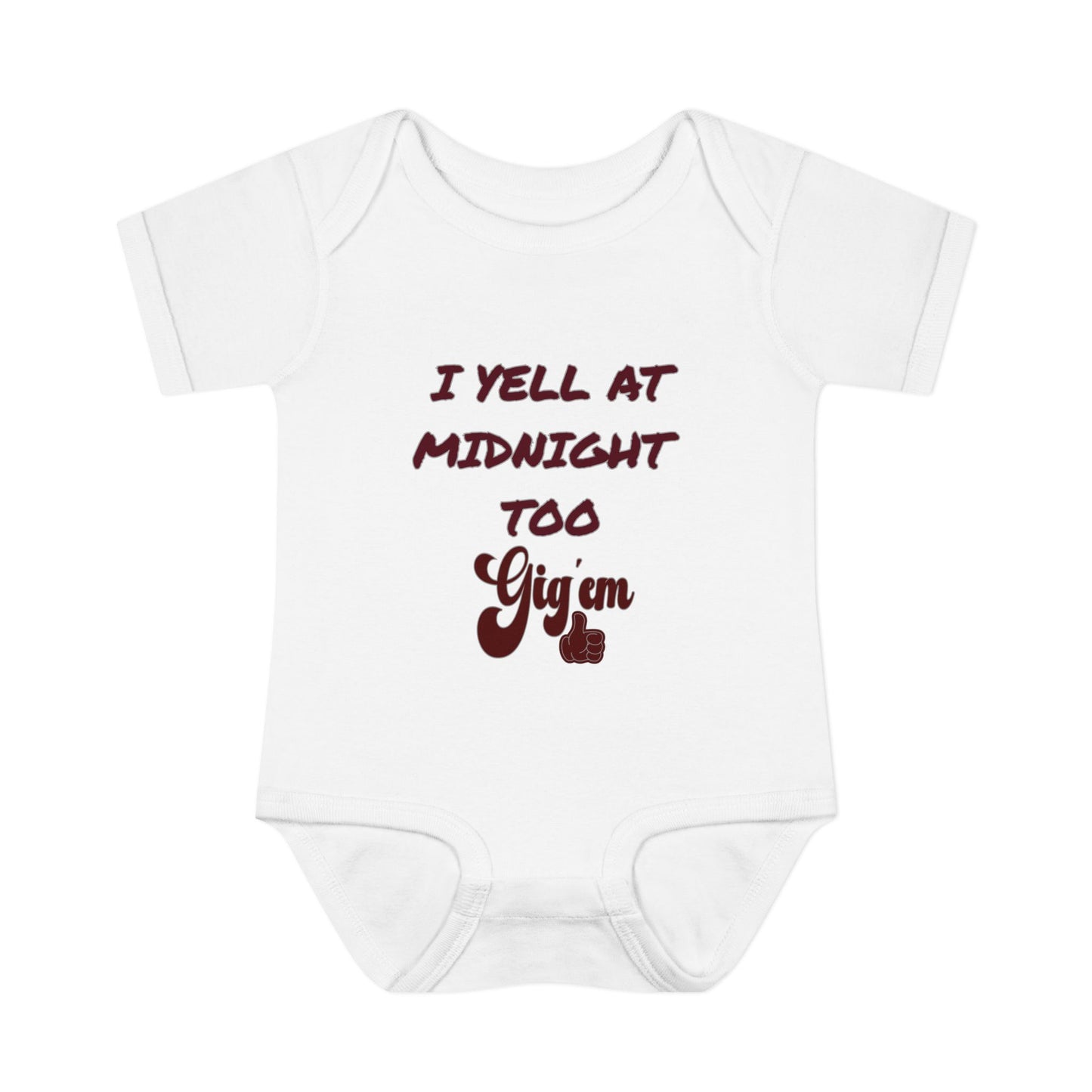 I Yell at Midnight Too Aggies Baby Onesie, Midnight Yeller Baby, Funny Baby Gift, Newborn Outfit, Baby Shower Present, Aggies