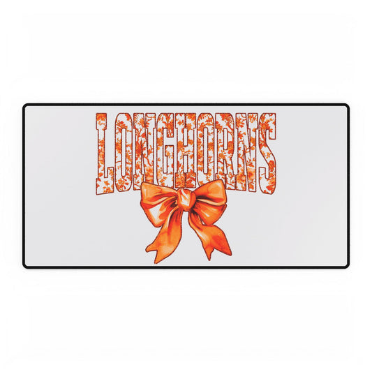University of Texas Themed Desk Mat - Personalized Workspace Decor, Office Accessories, Gifts for Students, Home Office, Unique Desk Pads