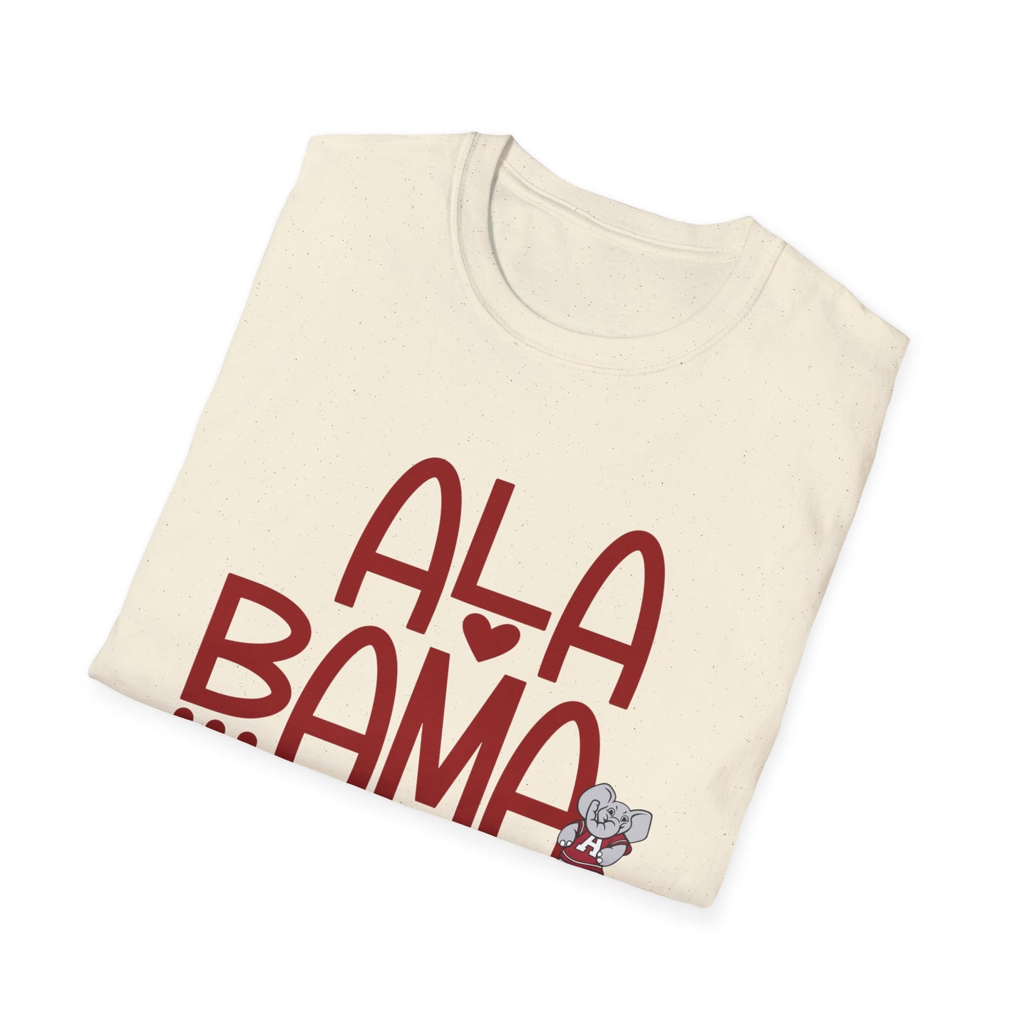 Alabama Tee | Southern Game Day Shirt | Cute Crimson Graphic T-Shirt | Alabama Pride Unisex Top | Gildan Softstyle | Game Day Gear