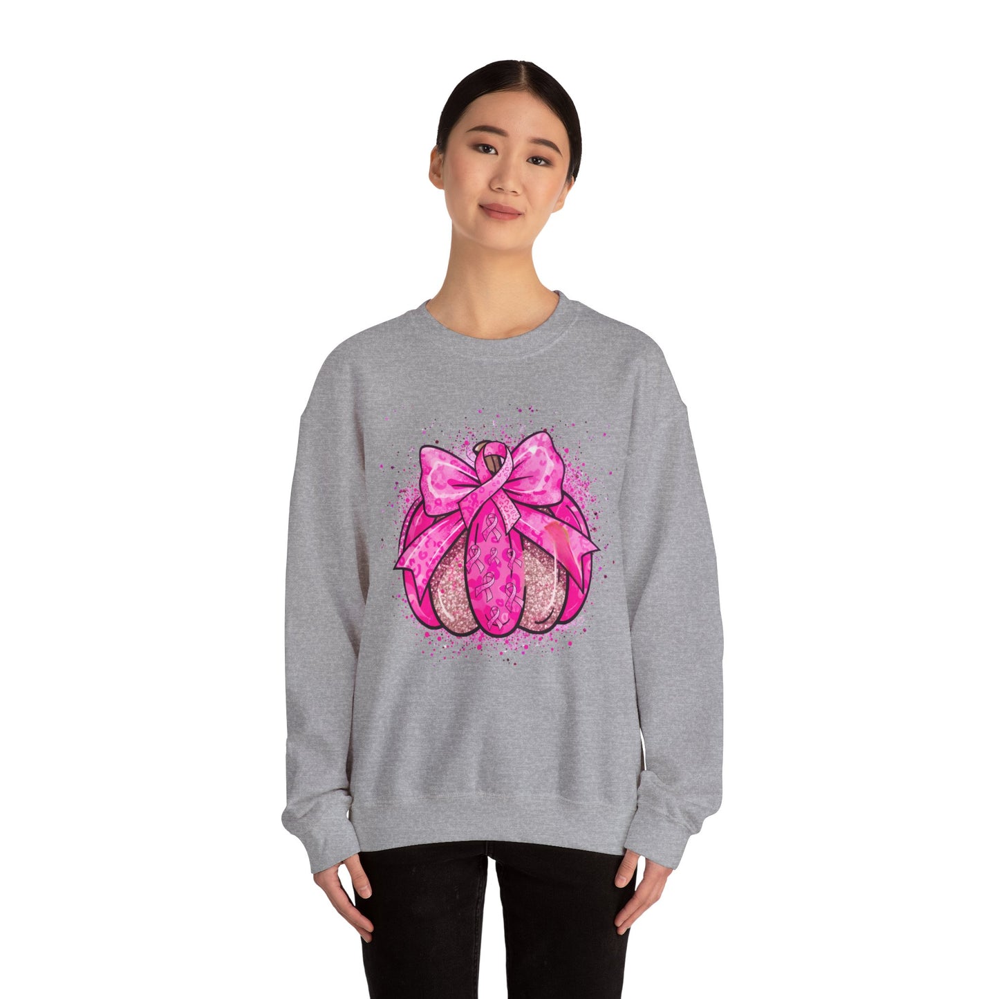 Breast Cancer Awareness, Find the Cure, Inspirational Crewneck Sweatshirt, Faith-Based Fashion, Motivational Gift