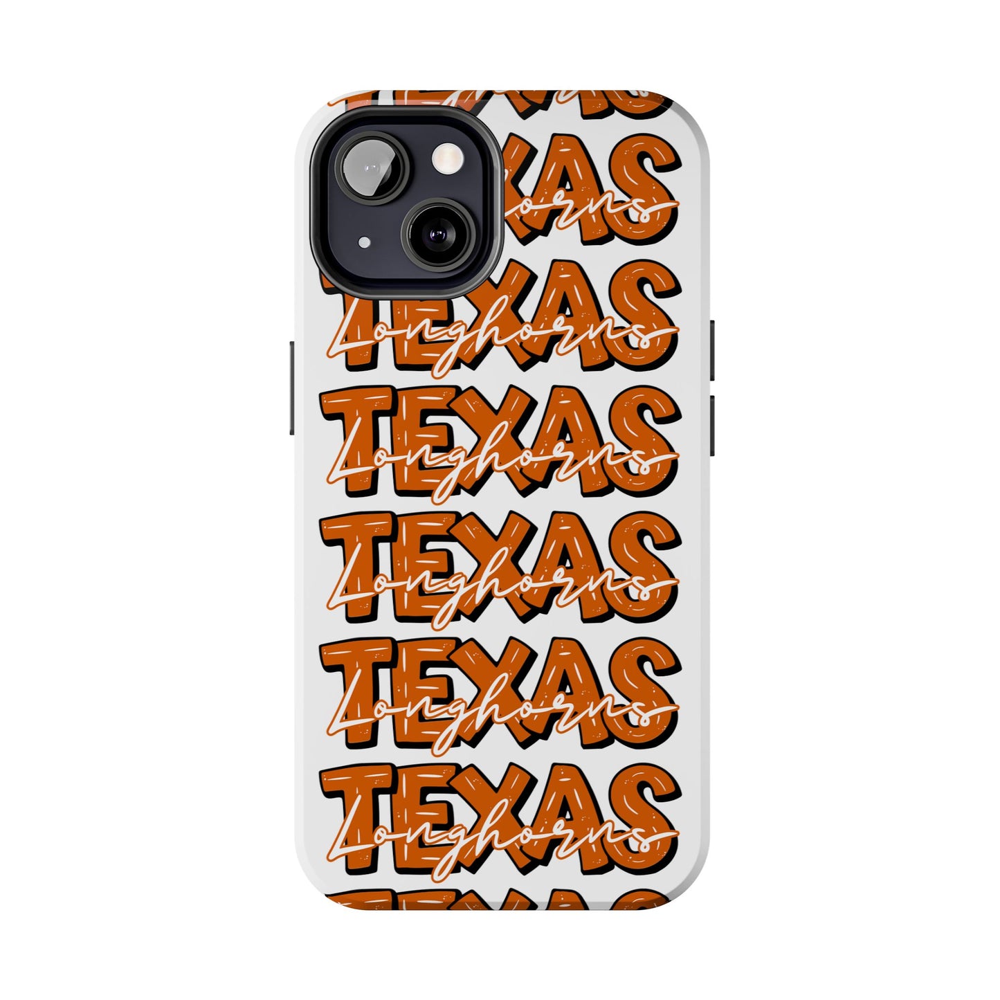 Texas Longhorn Tough Phone Case, Durable iPhone Cover for Texas Lovers, Unique Gift for Graduates, College Students, Southern Pride