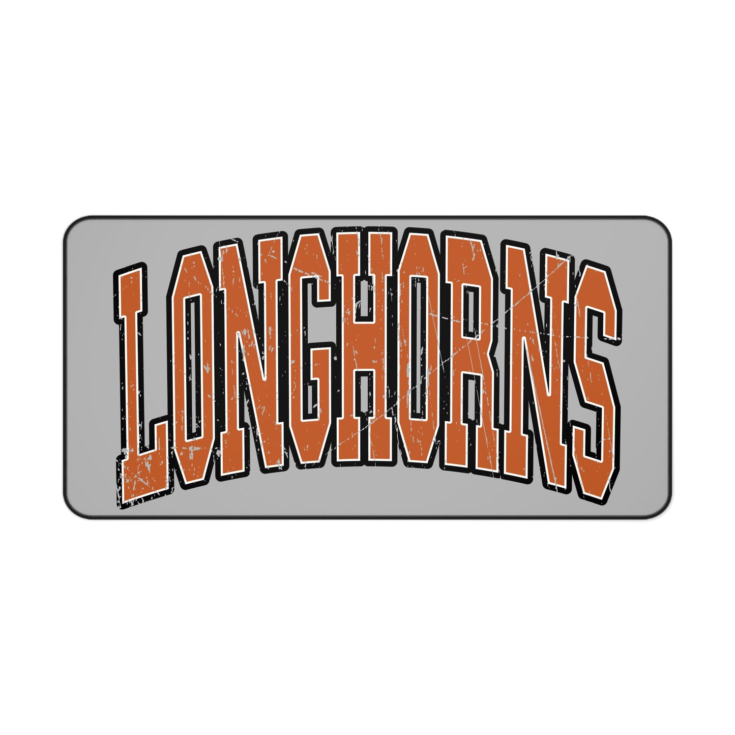 Texas Pride Desk Mat | Rustic Collegiate Style Mouse Pad