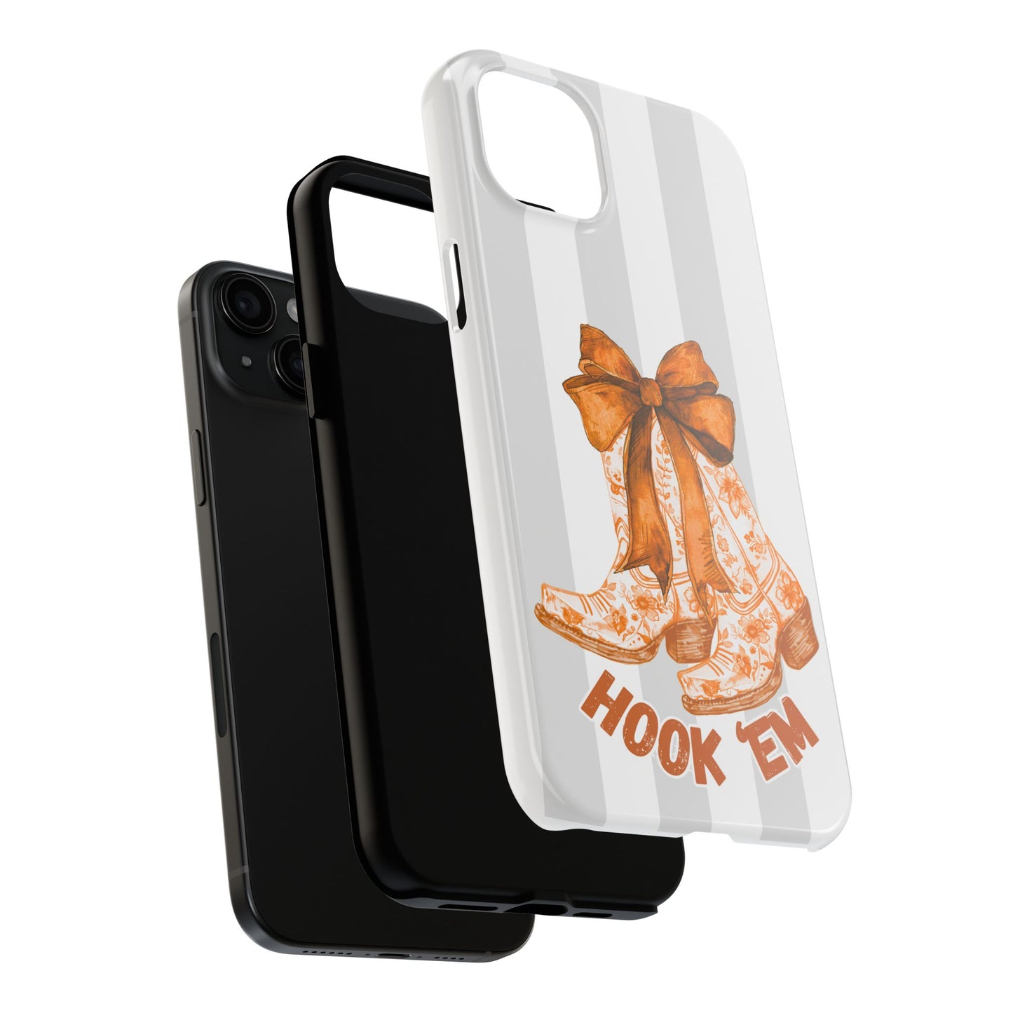 Texas Tough Phone Case, College Team Accessory, Longhorns, Graduation Gift, Student Gifts