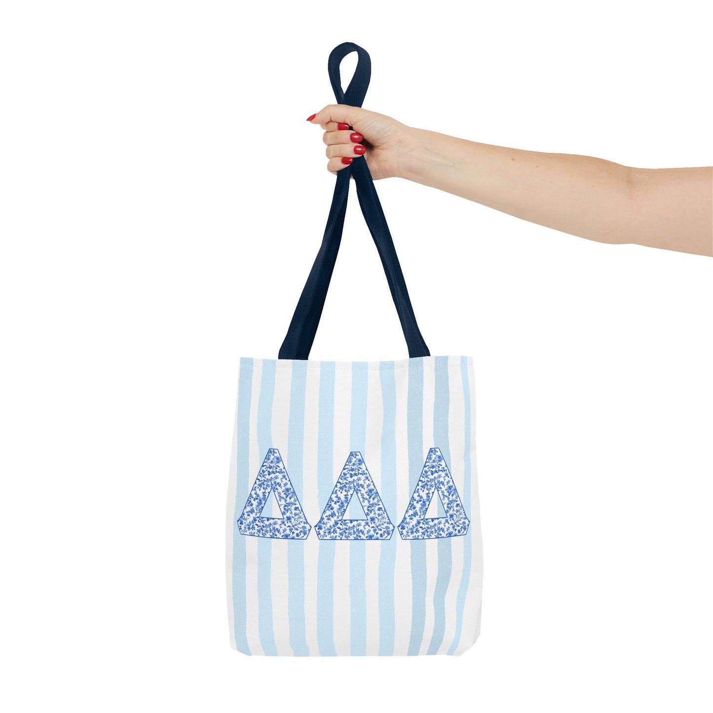 Delta Sorority Style Gift | Floral Sorority Inspired Tote Bag |  Greek Life Bag | Big Little Reveal | Cute Campus Tote, Cute Bid Day Bag