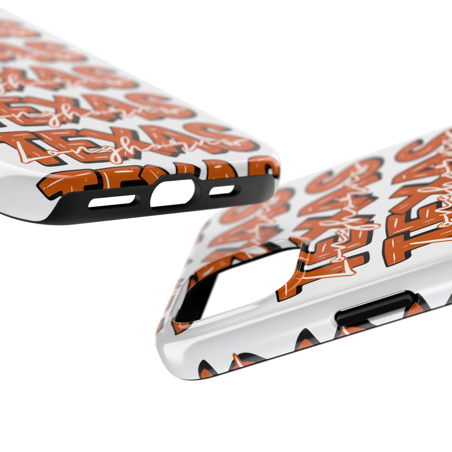 Texas Longhorn Tough Phone Case, Durable iPhone Cover for Texas Lovers, Unique Gift for Graduates, College Students, Southern Pride