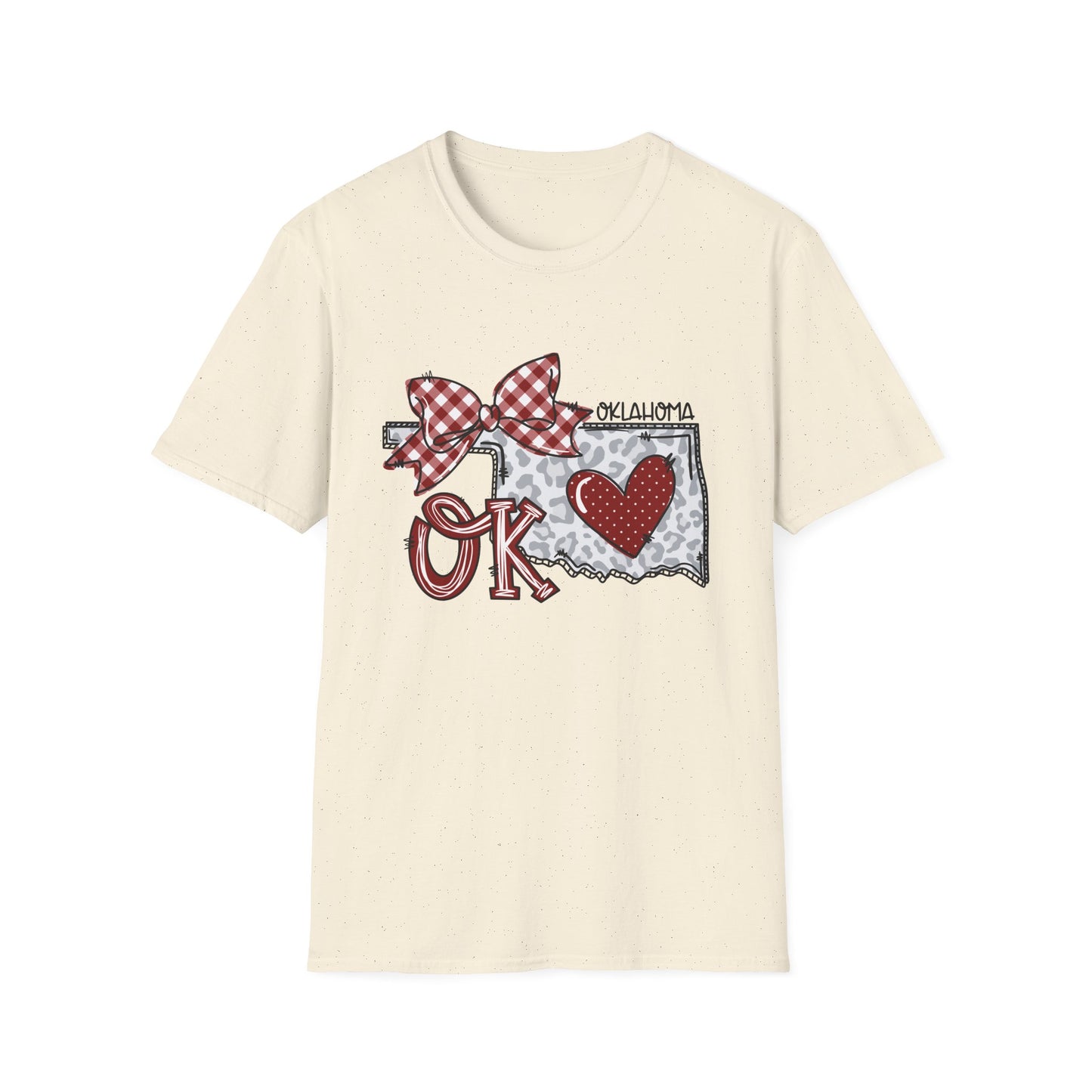 The University of Oklahoma, OU Love Softstyle T-Shirt, Unisex Graphic Tee, Perfect Gift for OU College, Casual Wear, Travel Souvenir