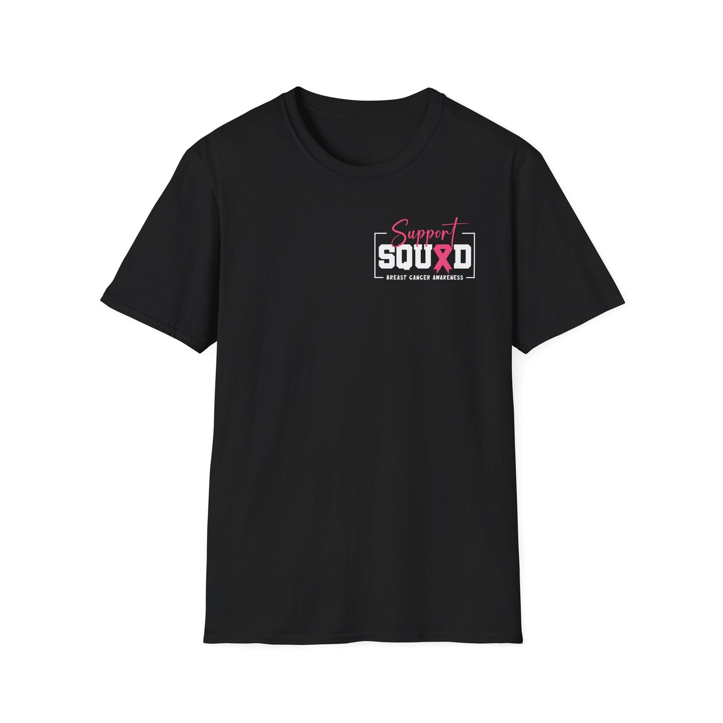 Breast Cancer Awareness, Breast Cancer, Faith, Hope Cure Inspired Softstyle T-Shirt, Cancer Awareness Shirt, Support Squad