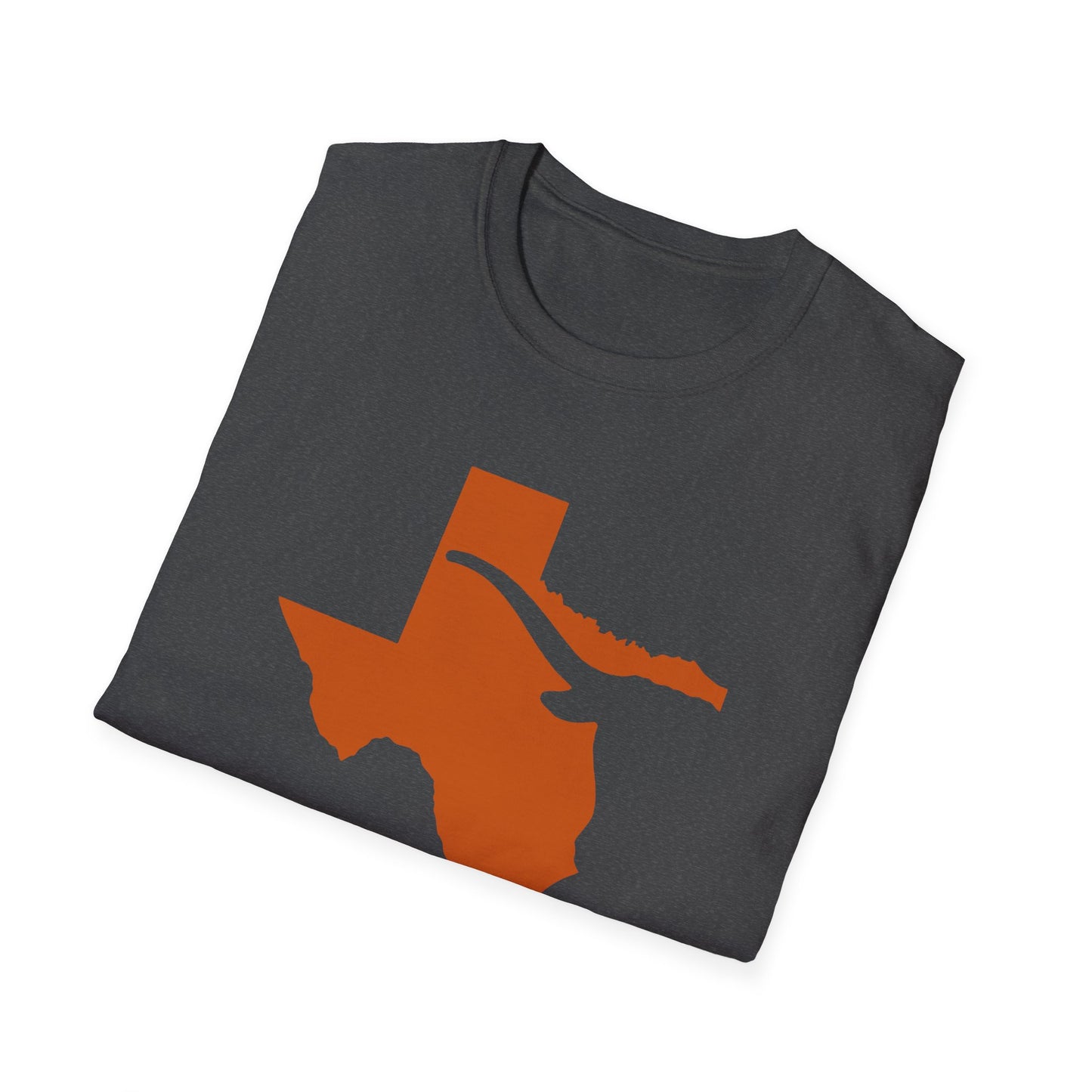 Texas Pride Tee | Burnt Orange State Outline Shirt | Southern Spirit Unisex Softstyle | Graduation Gift