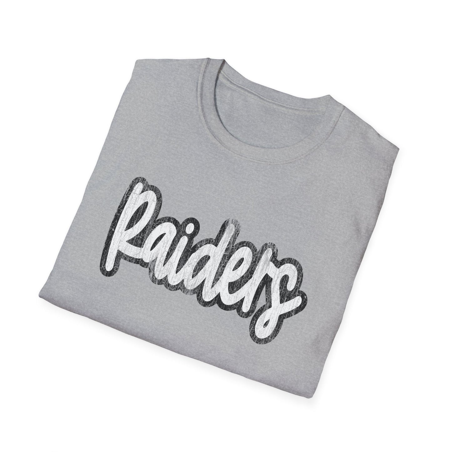 Raiders Script Tee |  Softstyle | Game Day Shirt | Tailgate Outfit | Spirit Wear Top | Game Day Gear