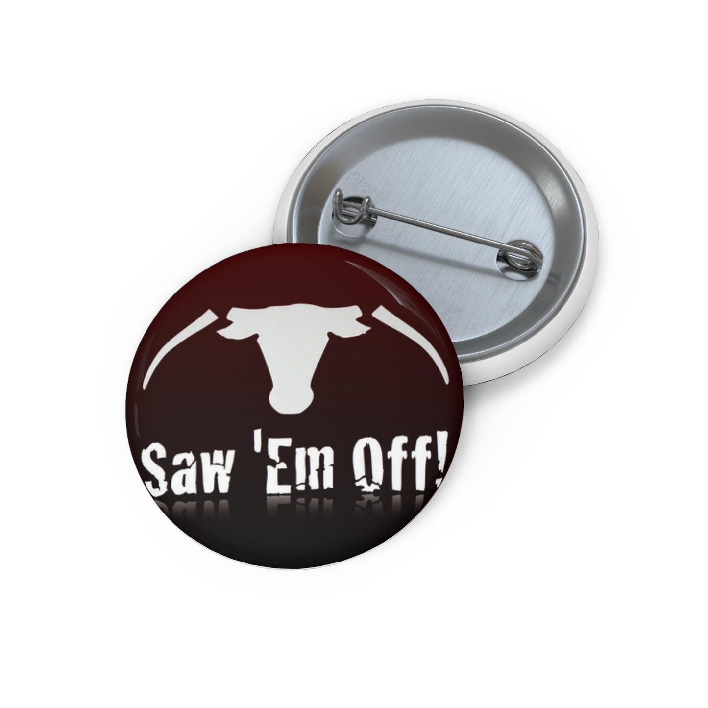 Saw Em Off Game Day Pin | Aggie Game Day Accessory | Aggie Game Day Pin | Aggie Spirit Wear, Game Day Pin