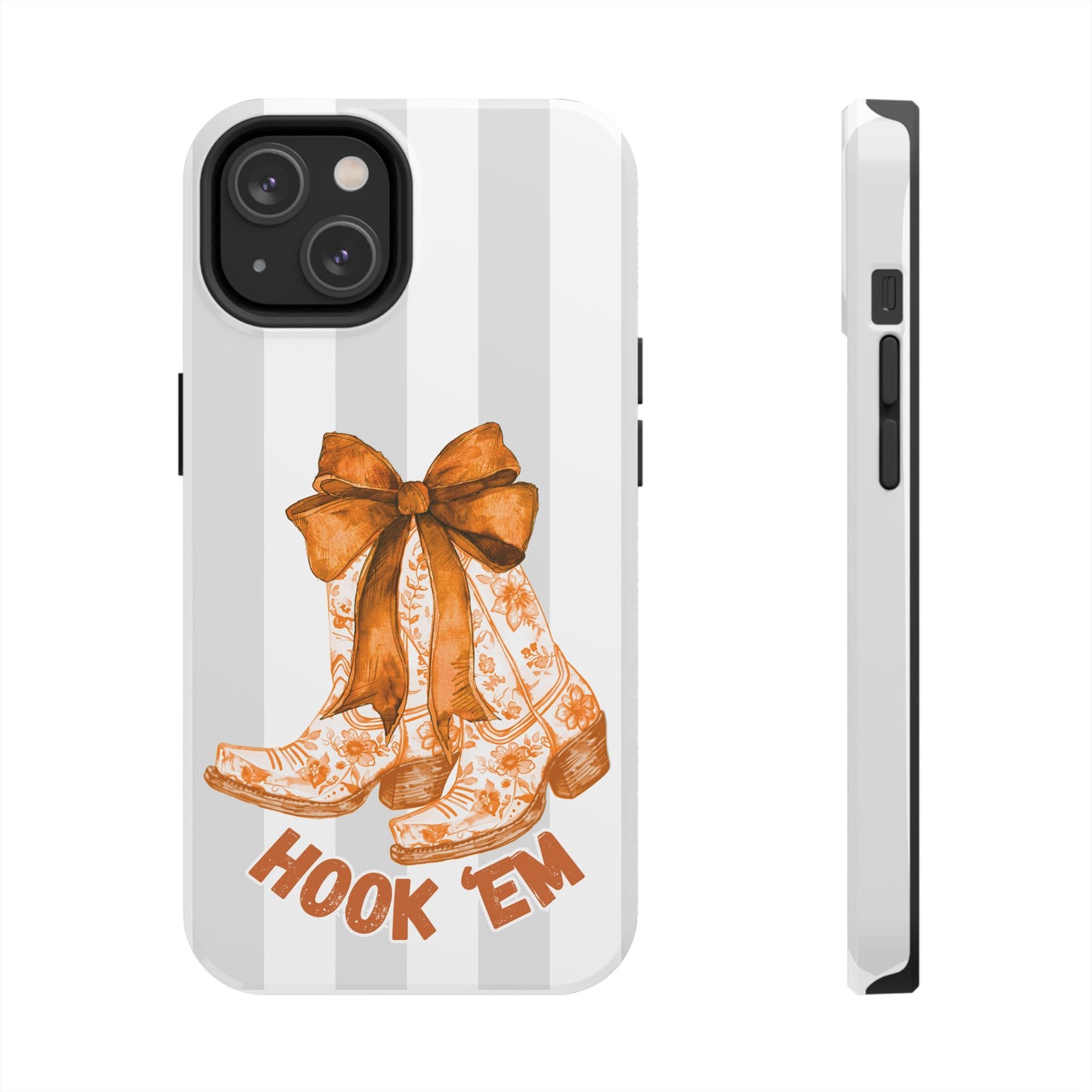 Texas Tough Phone Case, College Team Accessory, Longhorns, Graduation Gift, Student Gifts