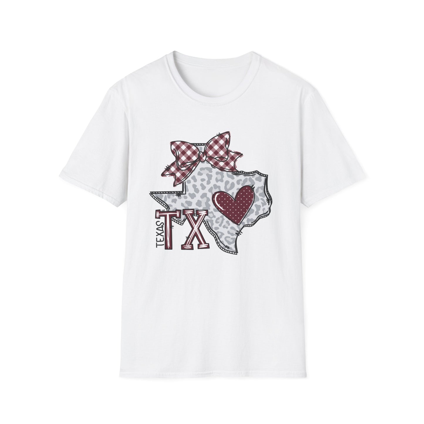 Aggies, Texas State Love Softstyle T-Shirt, Unisex Graphic Tee, Perfect Gift for Texans