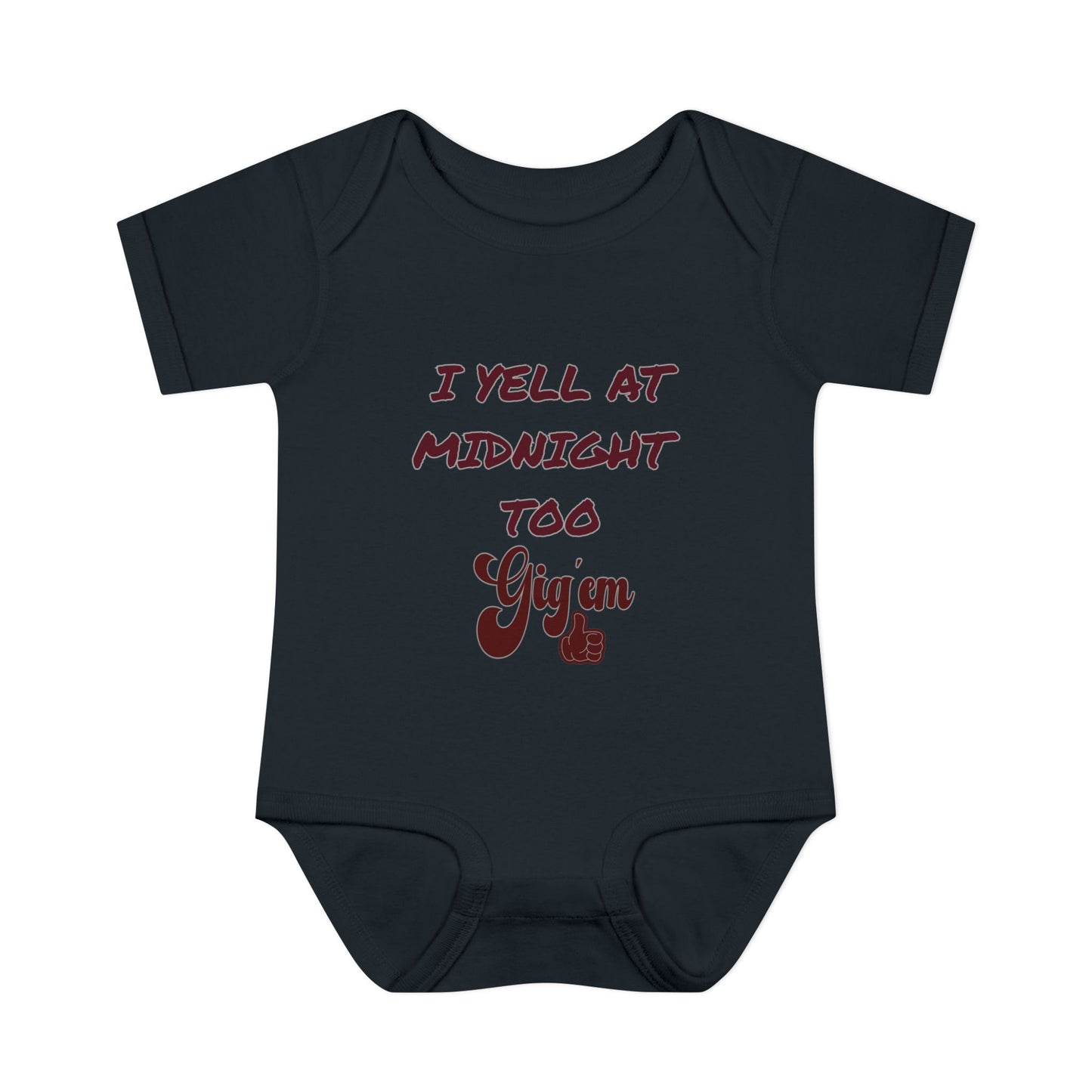 I Yell at Midnight Too Aggies Baby Onesie, Midnight Yeller Baby, Funny Baby Gift, Newborn Outfit, Baby Shower Present, Aggies