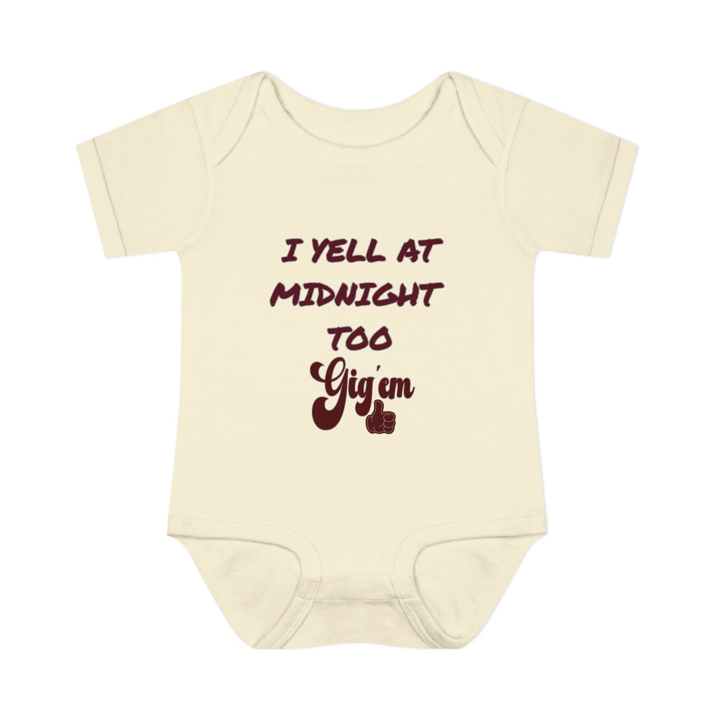 I Yell at Midnight Too Aggies Baby Onesie, Midnight Yeller Baby, Funny Baby Gift, Newborn Outfit, Baby Shower Present, Aggies