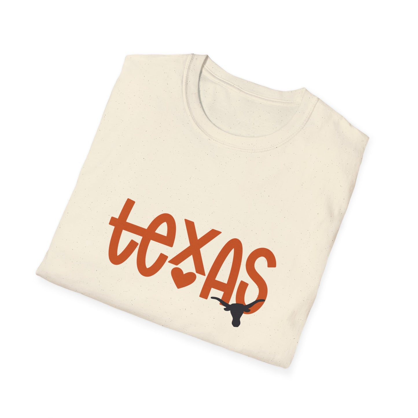 Texas Longhorns Softstyle T-Shirt, Unisex Graphic Tee, Perfect Gift for Texans, Casual Wear, Travel Souvenir