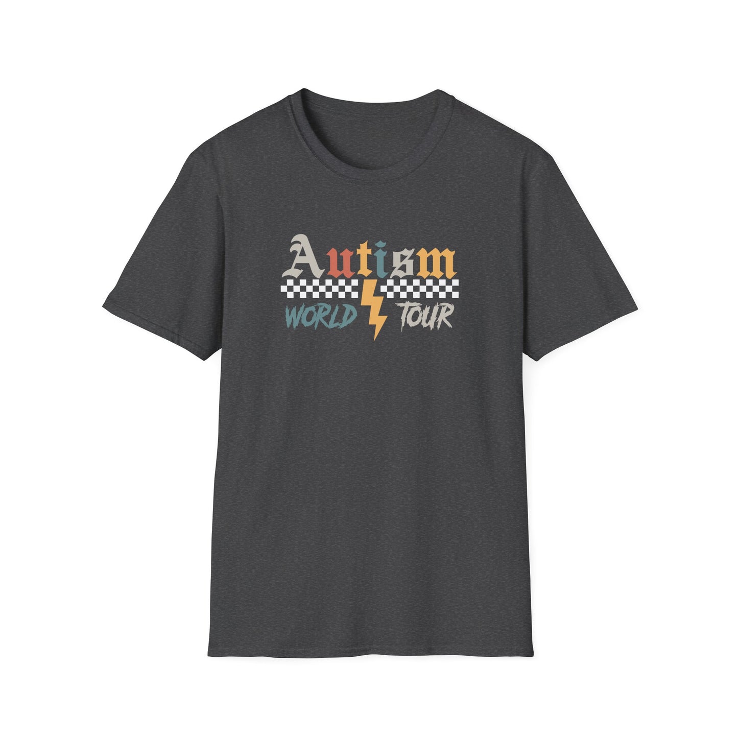 Autism Awareness T-Shirt, Unisex Softstyle Tee for Events, Gift for Supporters, Casual Wear, Fundraising, Advocacy