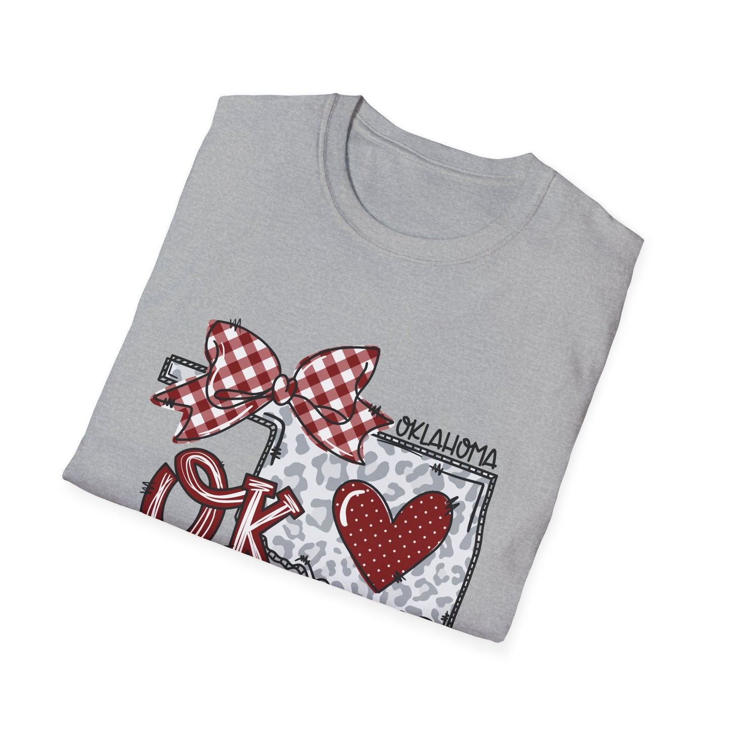 The University of Oklahoma, OU Love Softstyle T-Shirt, Unisex Graphic Tee, Perfect Gift for OU College, Casual Wear, Travel Souvenir