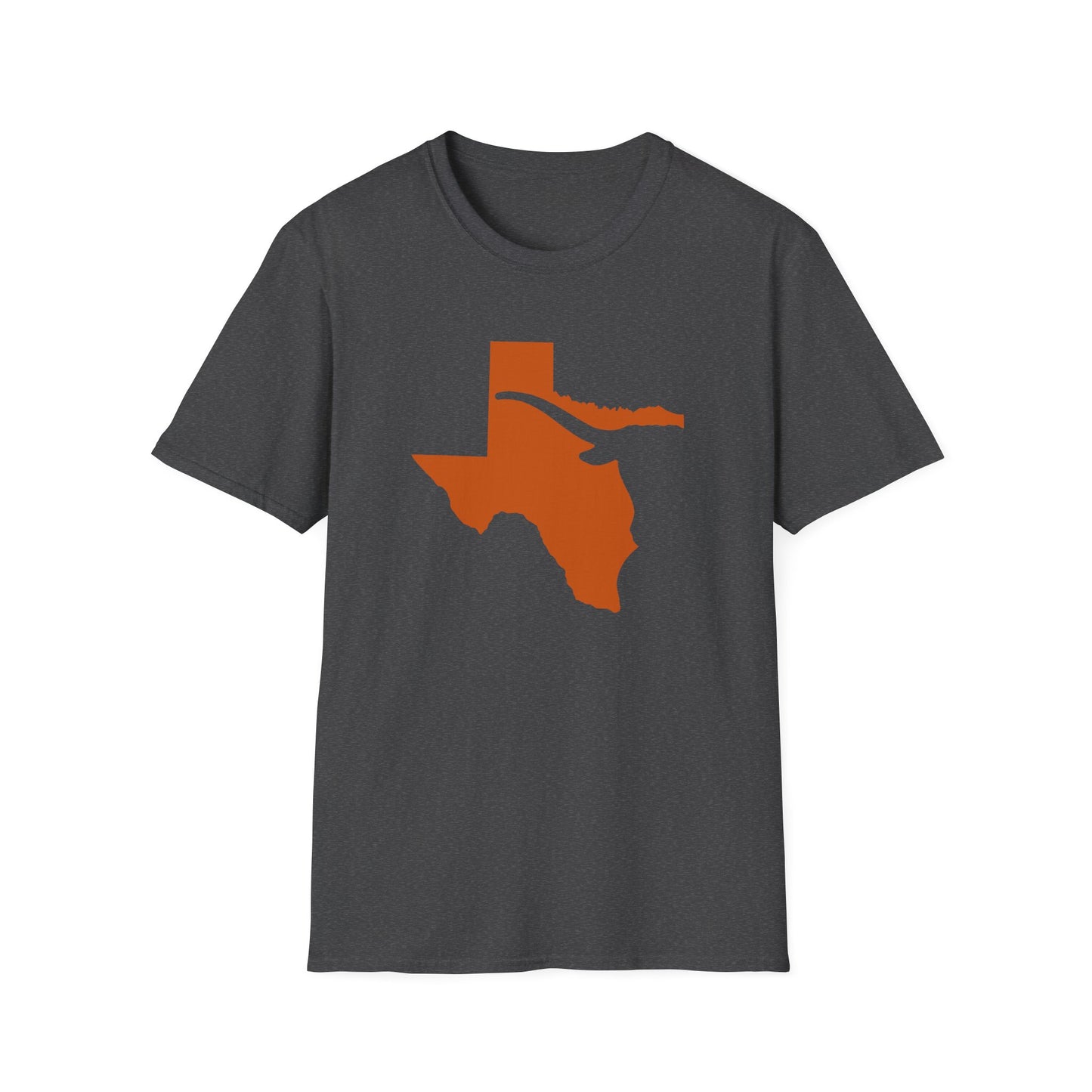 Texas Pride Tee | Burnt Orange State Outline Shirt | Southern Spirit Unisex Softstyle | Graduation Gift