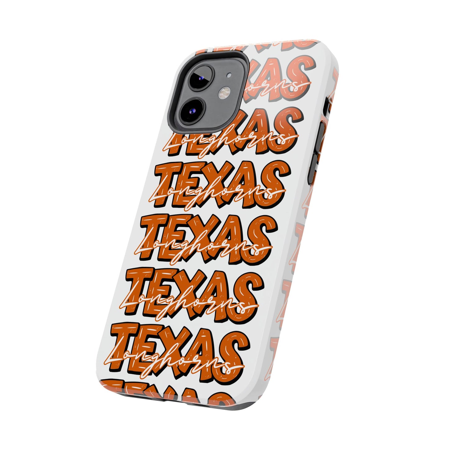Texas Longhorn Tough Phone Case, Durable iPhone Cover for Texas Lovers, Unique Gift for Graduates, College Students, Southern Pride
