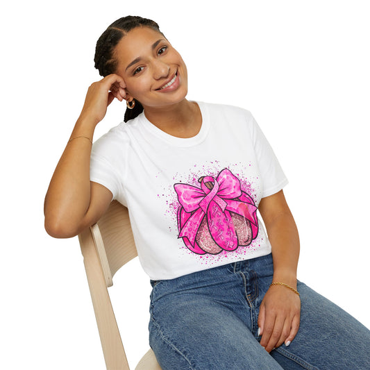 Breast Cancer Awareness, Breast Cancer, Faith, Hope Cure Inspired Softstyle T-Shirt, Inspirational Gift, Cancer Awareness Shirt
