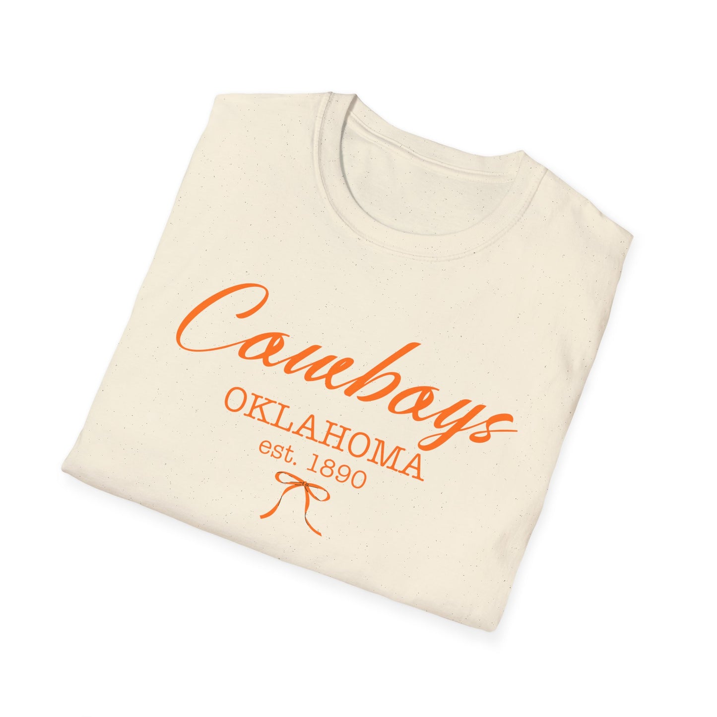 Oklahoma State University, OSU Love Softstyle T-Shirt, Unisex Graphic Tee, Perfect Gift for College Student, Casual Wear, Oklahoma Cowboys