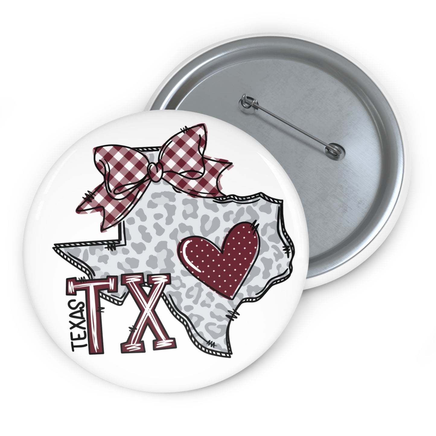 Aggies Texas Love Game Day Pin | Aggie Game Day Accessory | Aggie Game Day Pin | Aggie Spirit Wear, Game Day Pin