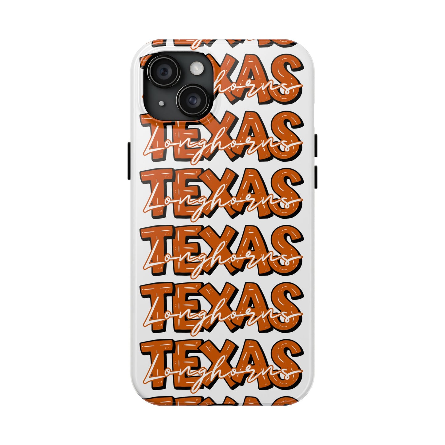 Texas Longhorn Tough Phone Case, Durable iPhone Cover for Texas Lovers, Unique Gift for Graduates, College Students, Southern Pride