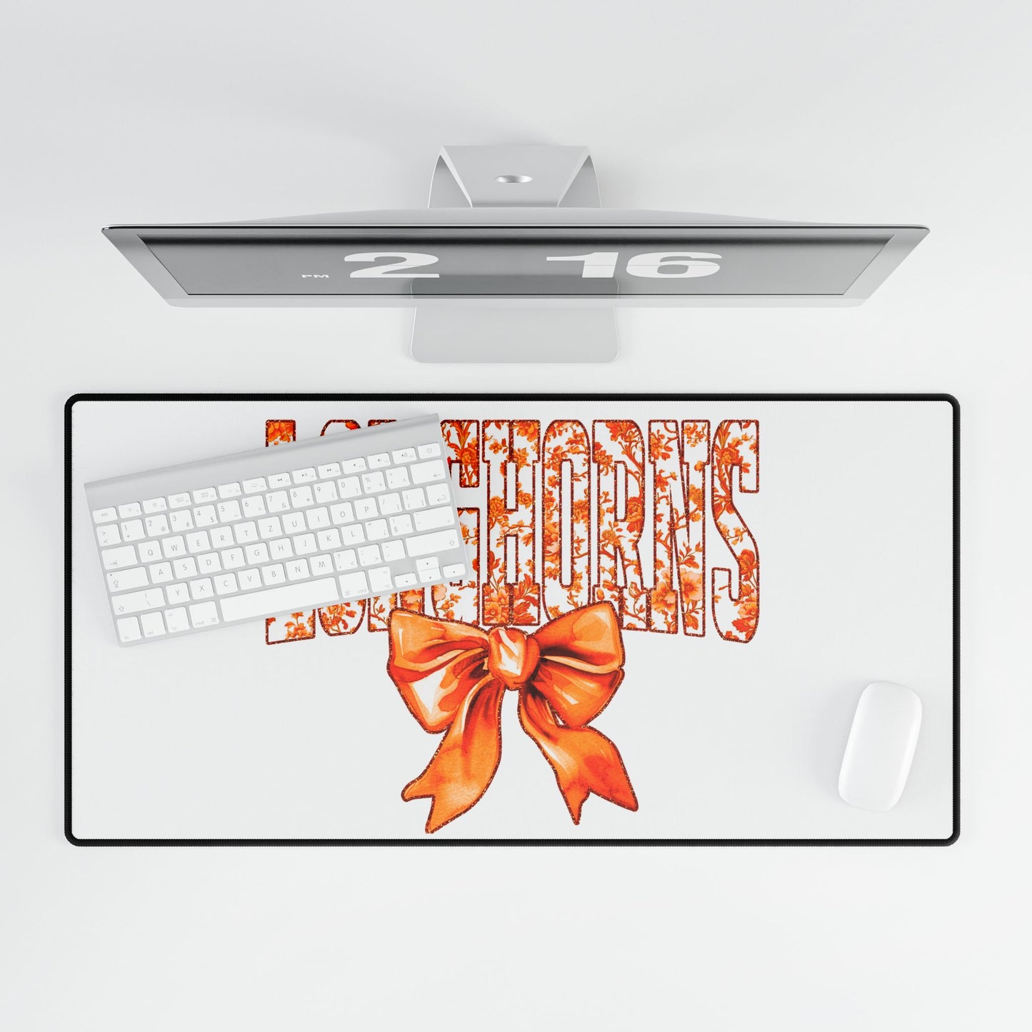 University of Texas Themed Desk Mat - Personalized Workspace Decor, Office Accessories, Gifts for Students, Home Office, Unique Desk Pads