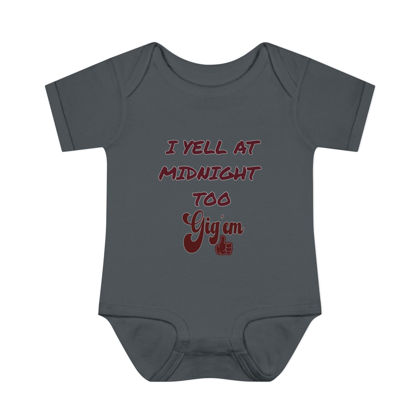 I Yell at Midnight Too Aggies Baby Onesie, Midnight Yeller Baby, Funny Baby Gift, Newborn Outfit, Baby Shower Present, Aggies