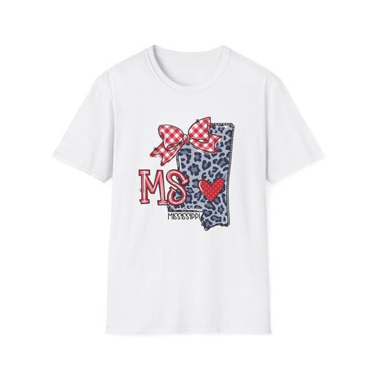 Mississippi Love Softstyle T-Shirt, Unisex Graphic Tee, Perfect Gift for Mississippi lovers, Casual Wear
