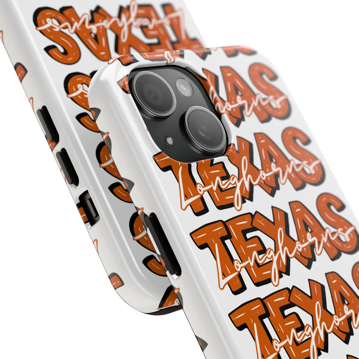 Texas Longhorn Tough Phone Case, Durable iPhone Cover for Texas Lovers, Unique Gift for Graduates, College Students, Southern Pride