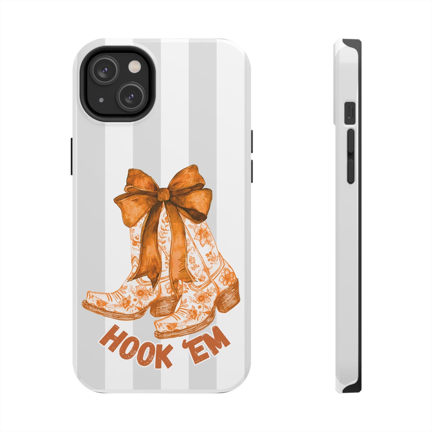 Texas Tough Phone Case, College Team Accessory, Longhorns, Graduation Gift, Student Gifts