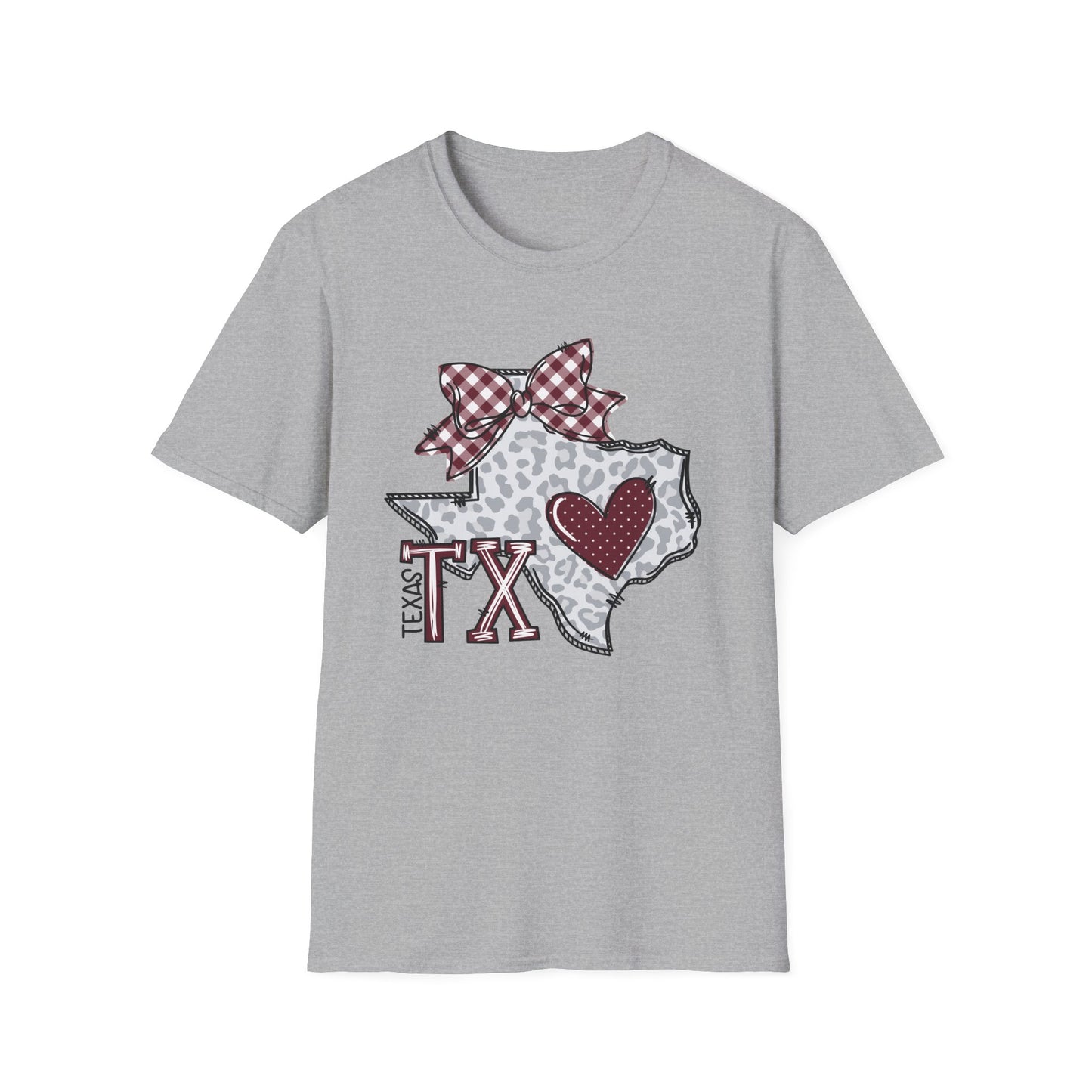 Aggies, Texas State Love Softstyle T-Shirt, Unisex Graphic Tee, Perfect Gift for Texans