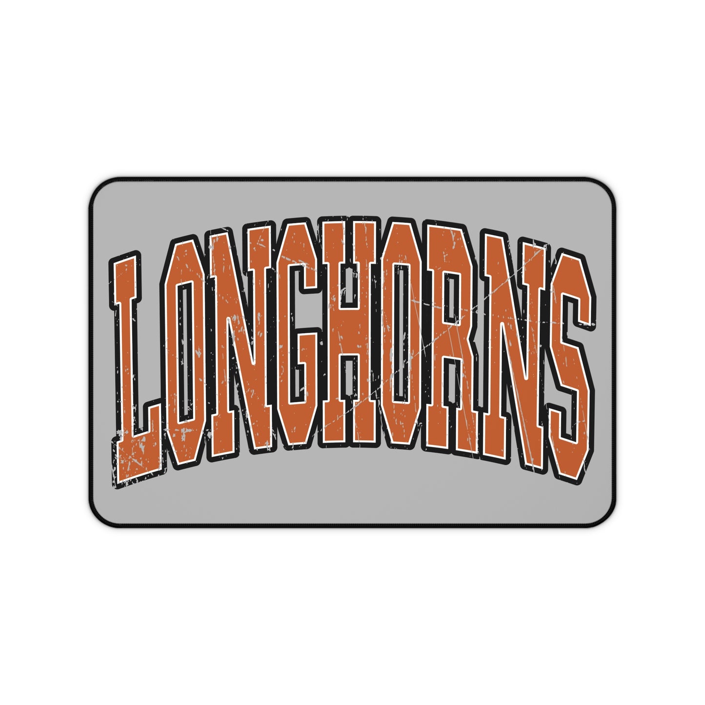 Texas Pride Desk Mat | Rustic Collegiate Style Mouse Pad