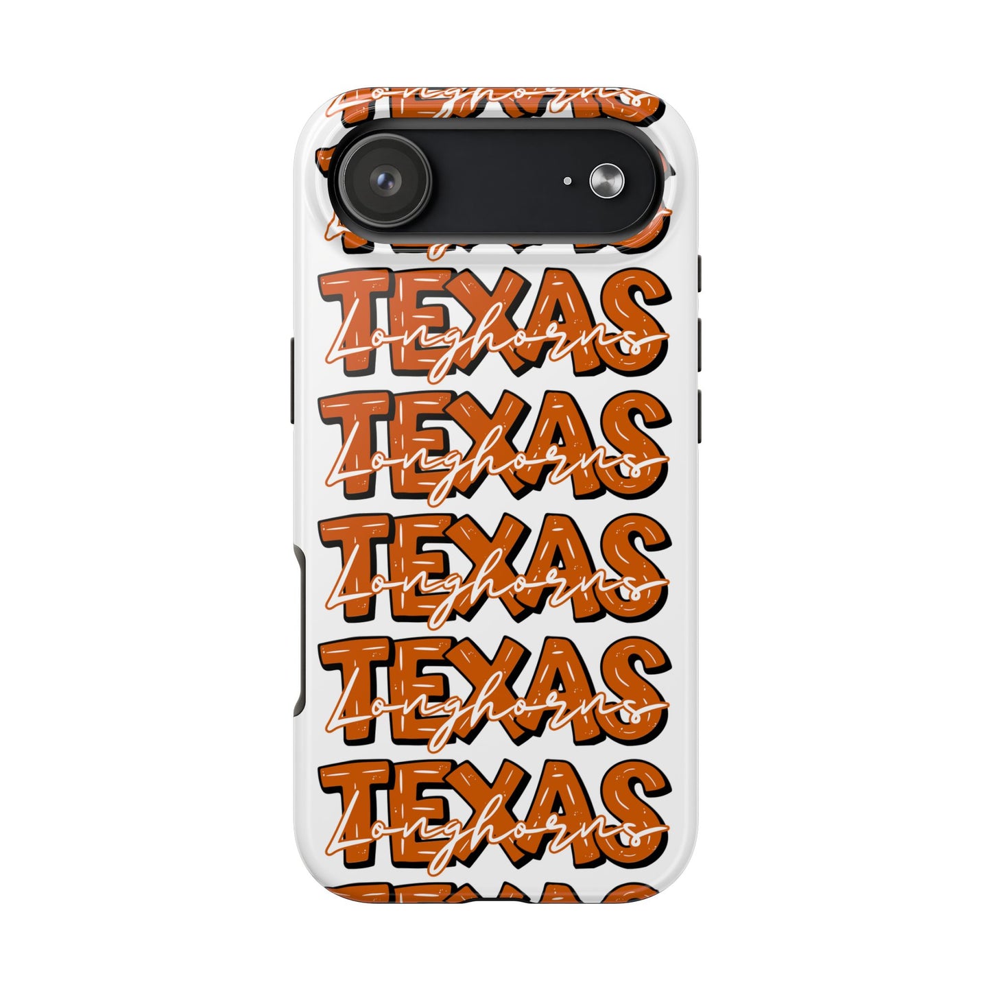 Texas Longhorn Tough Phone Case, Durable iPhone Cover for Texas Lovers, Unique Gift for Graduates, College Students, Southern Pride
