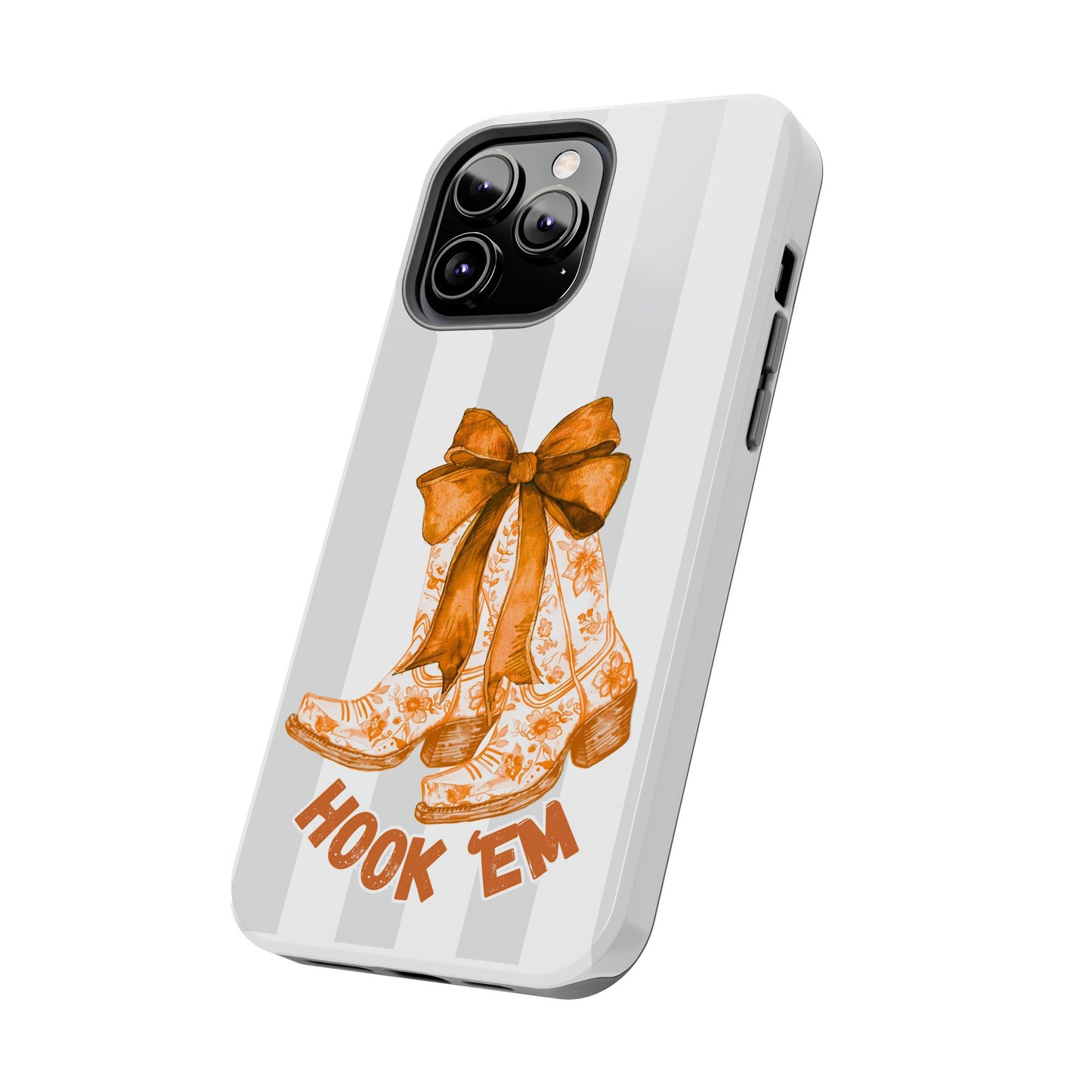 Texas Tough Phone Case, College Team Accessory, Longhorns, Graduation Gift, Student Gifts