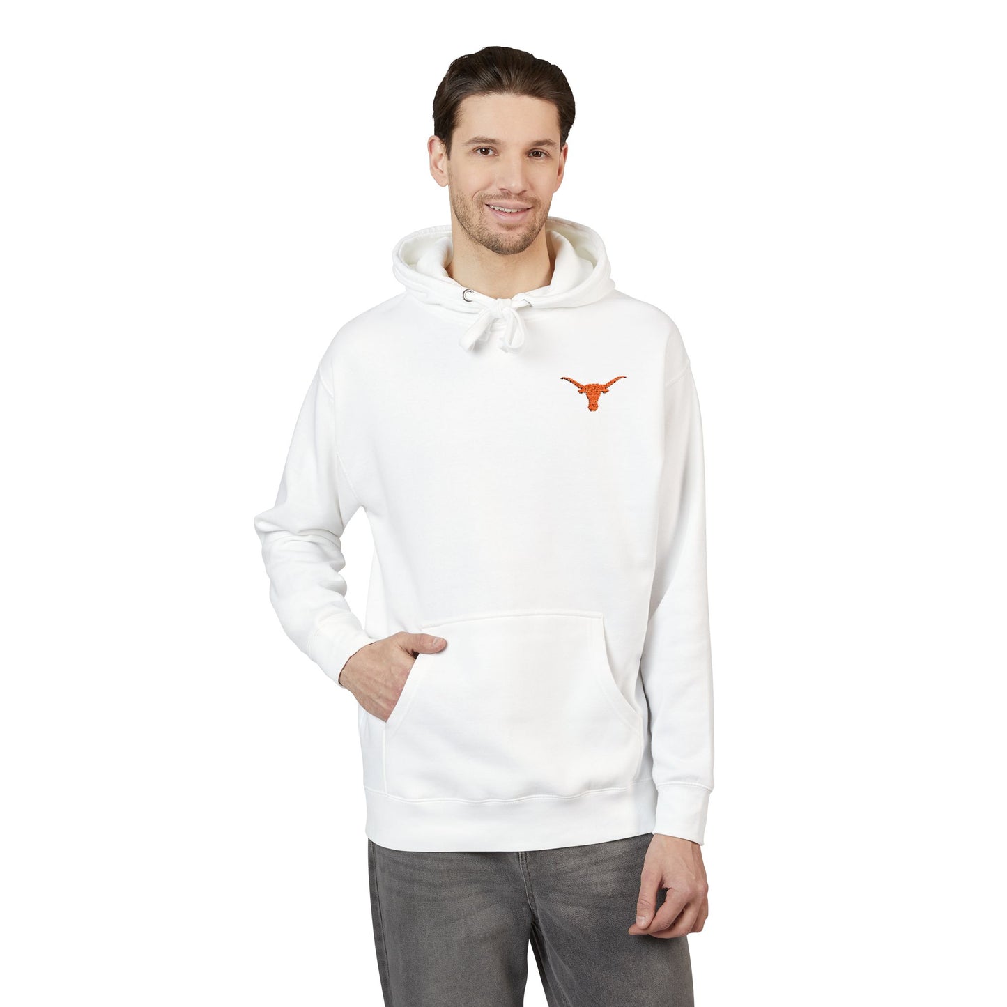 Texas Hoodie | Embroidered Longhorn Sweatshirt | Burnt Orange Apparel | Student Gift, Game Day Gear