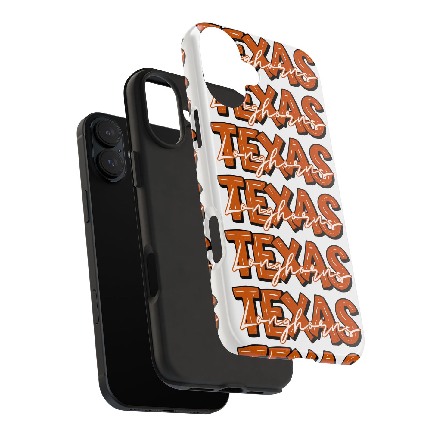 Texas Longhorn Tough Phone Case, Durable iPhone Cover for Texas Lovers, Unique Gift for Graduates, College Students, Southern Pride