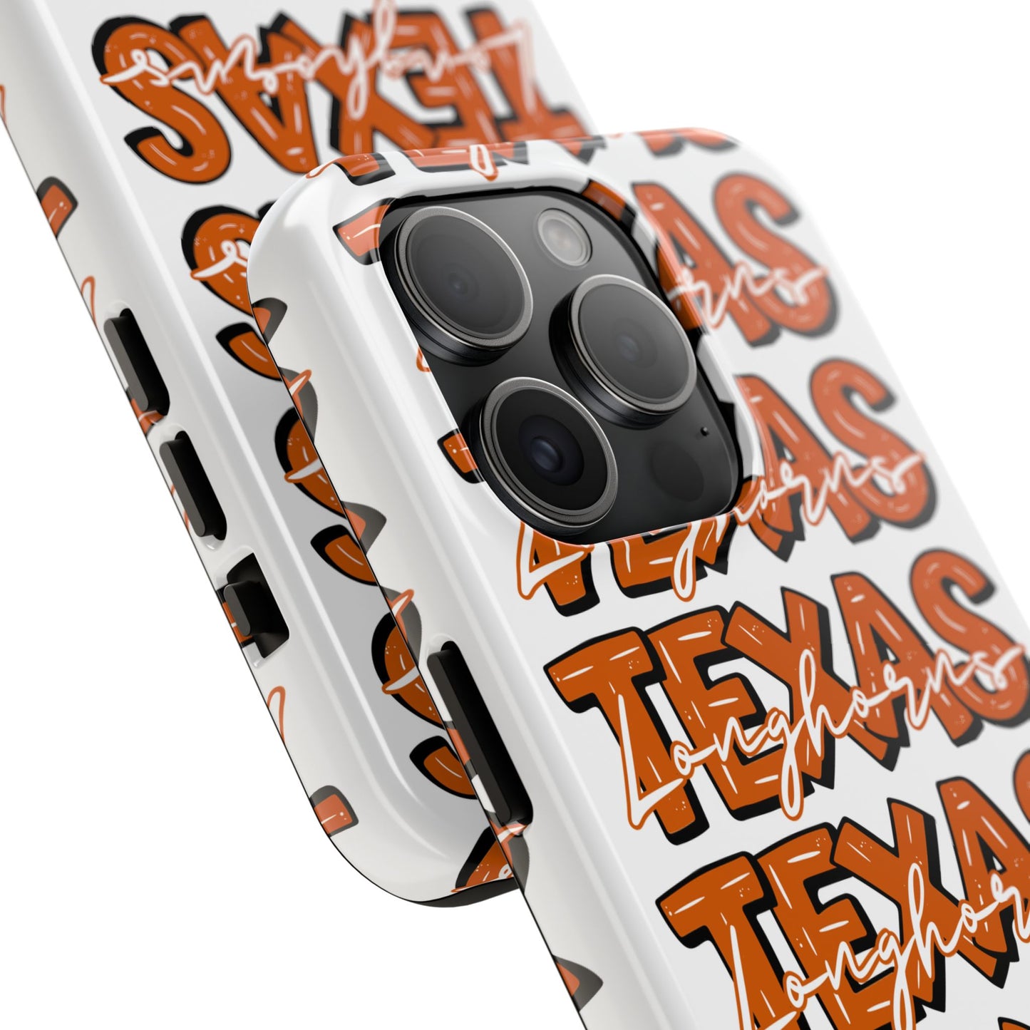 Texas Longhorn Tough Phone Case, Durable iPhone Cover for Texas Lovers, Unique Gift for Graduates, College Students, Southern Pride