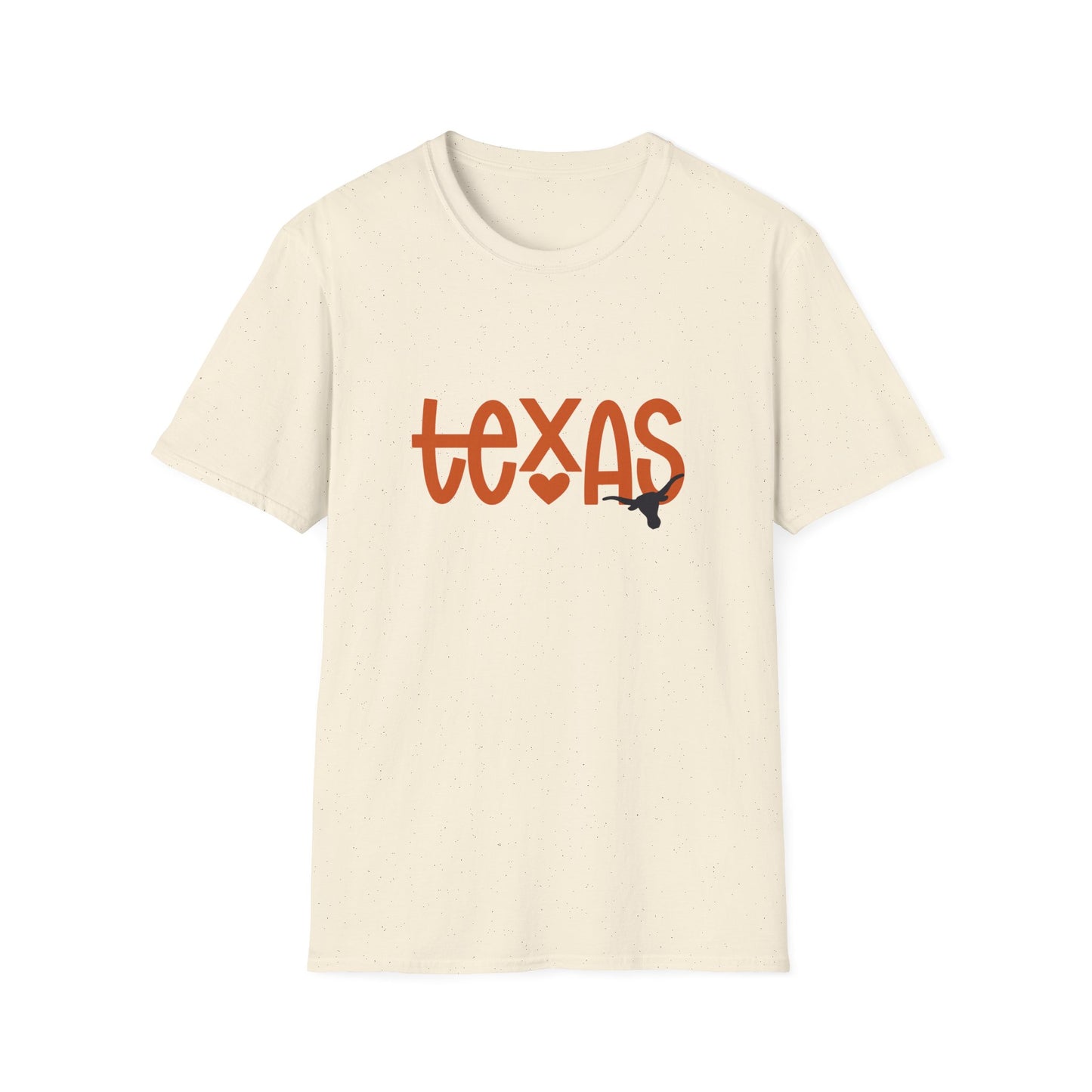 Texas Longhorns Softstyle T-Shirt, Unisex Graphic Tee, Perfect Gift for Texans, Casual Wear, Travel Souvenir