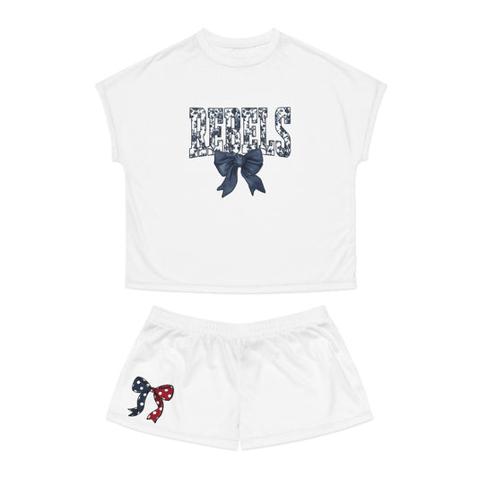 University of Mississippi pajama set with shorts, Ole Miss, Rebels, Gift for Her, Rebel Pride, Hotty Toddy, Sleepwear