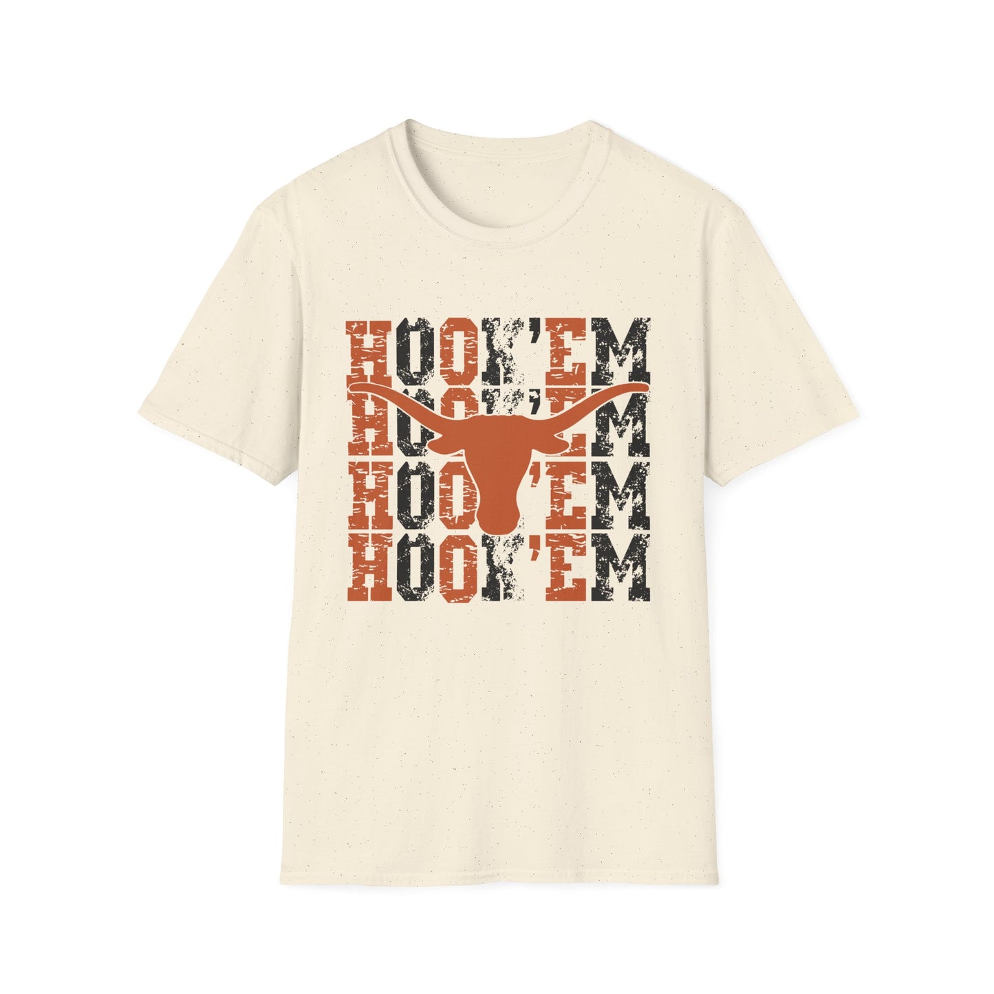 Game Day Spirit Shirt | Burnt Orange & White Football Tee | Texas Pride Graphic Tee | Southern Tailgate Shirt | Texas Tee