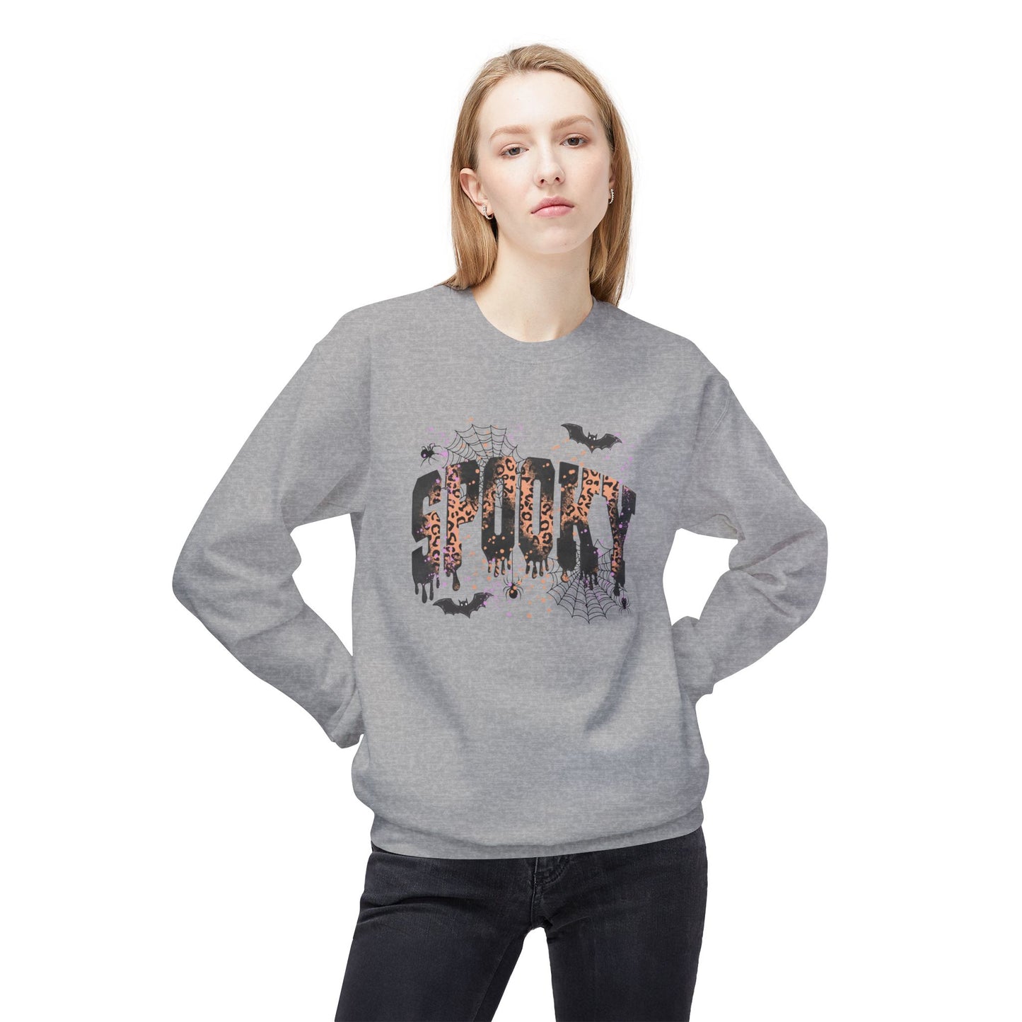 Halloween Crewneck Sweatshirt, Spooky, Halloween Sweatshirt, Halloween, Scary Sweatshirt