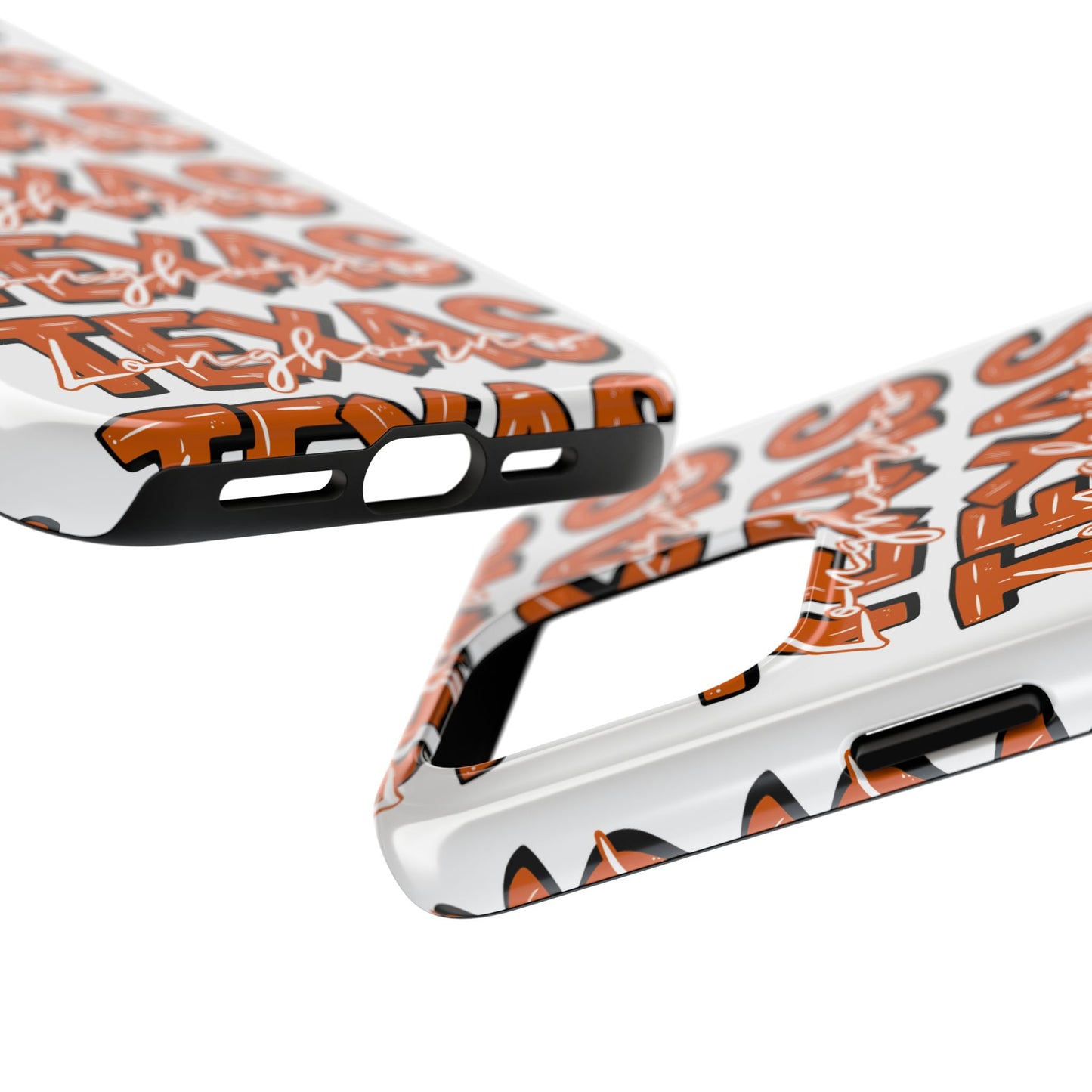 Texas Longhorn Tough Phone Case, Durable iPhone Cover for Texas Lovers, Unique Gift for Graduates, College Students, Southern Pride