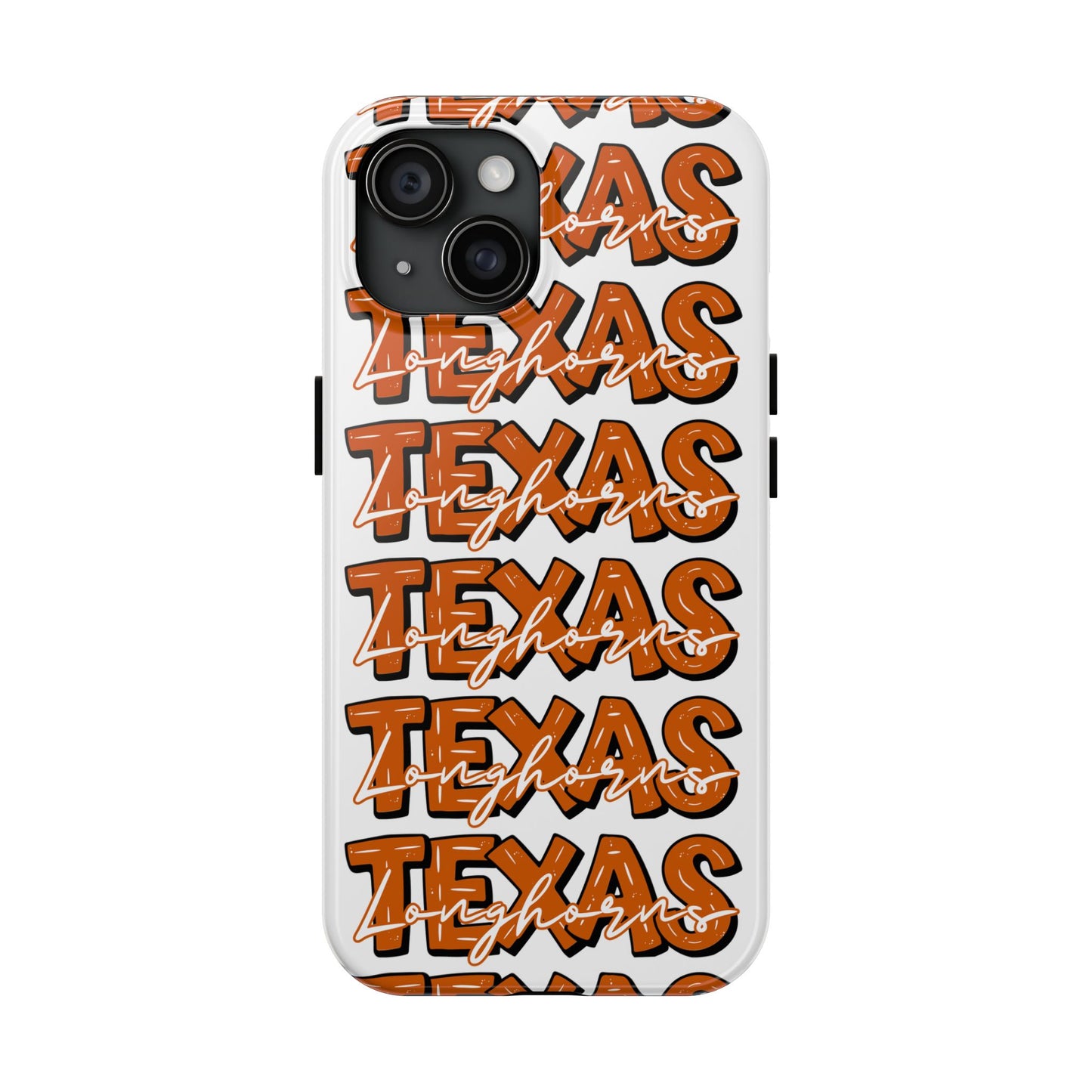 Texas Longhorn Tough Phone Case, Durable iPhone Cover for Texas Lovers, Unique Gift for Graduates, College Students, Southern Pride